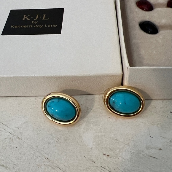 KJL Kenneth Jay Lane interchangeable earrings - Picture 3 of 5